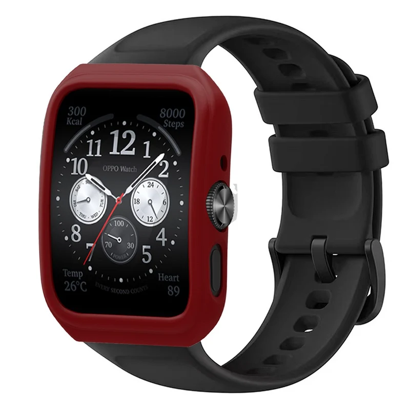Silicone Watch Case Oppo Watch 3 Pro / Watch 4 Pro Scratch Resistant Frame Watch Cover