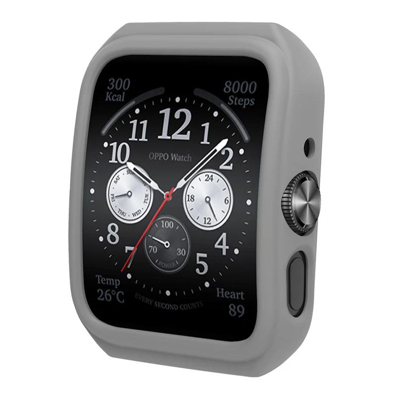 Silicone Watch Case Oppo Watch 3 Pro / Watch 4 Pro Scratch Resistant Frame Watch Cover