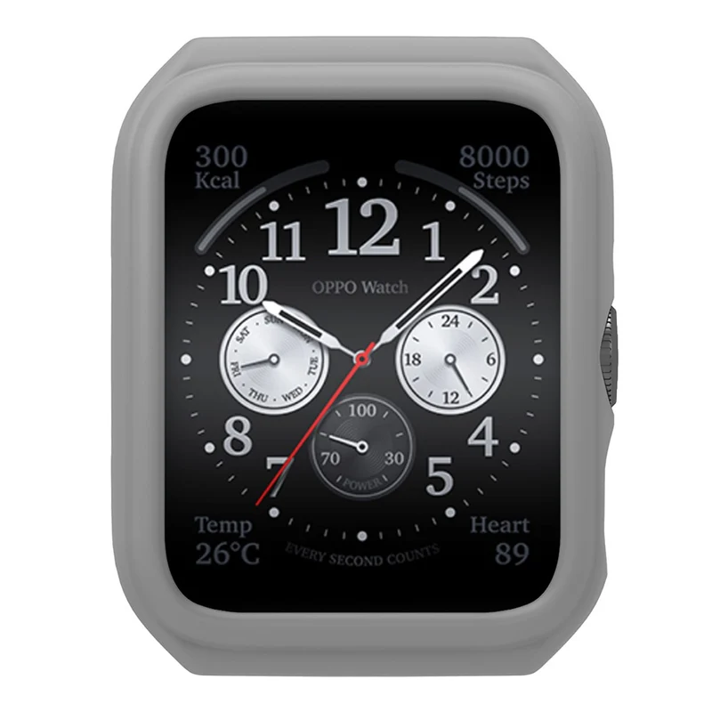 Silicone Watch Case Oppo Watch 3 Pro / Watch 4 Pro Scratch Resistant Frame Watch Cover