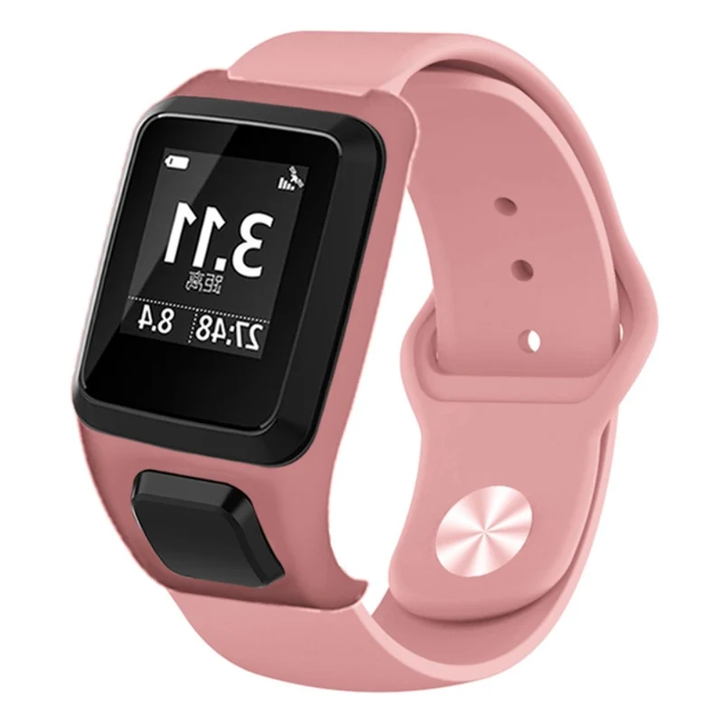 TomTom Runner 3 / Adventurer Sport Bands Silicone Watch Strap with Case - Sapphire