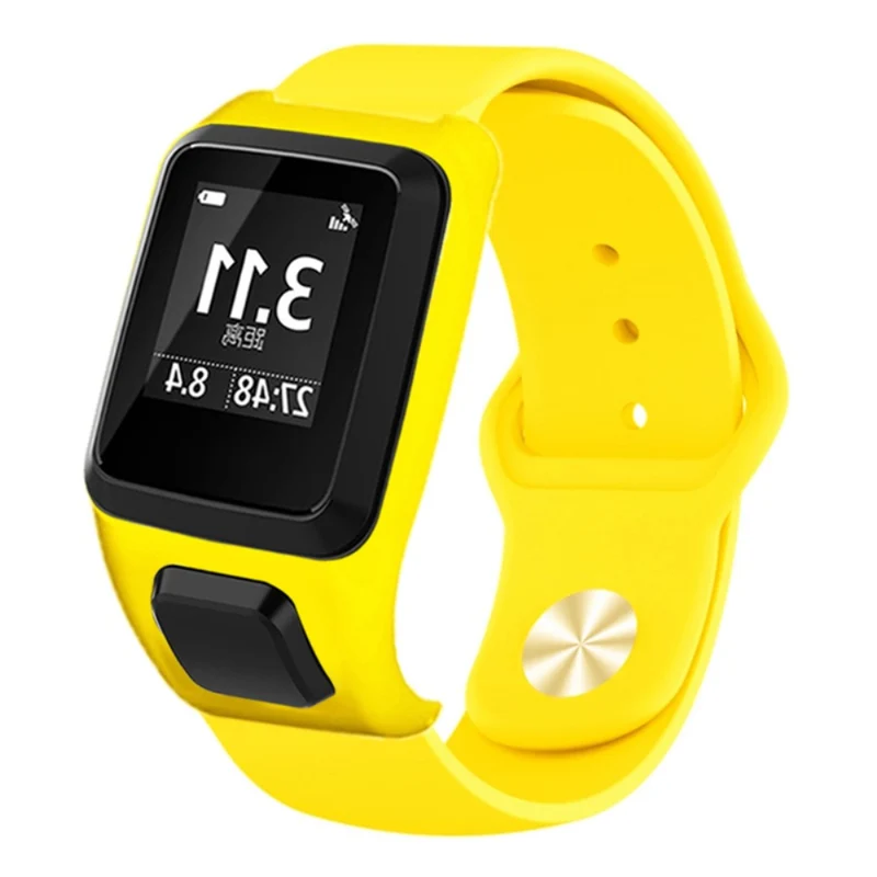 TomTom Runner 3 / Adventurer Sport Bands Silicone Watch Strap with Case - Sapphire