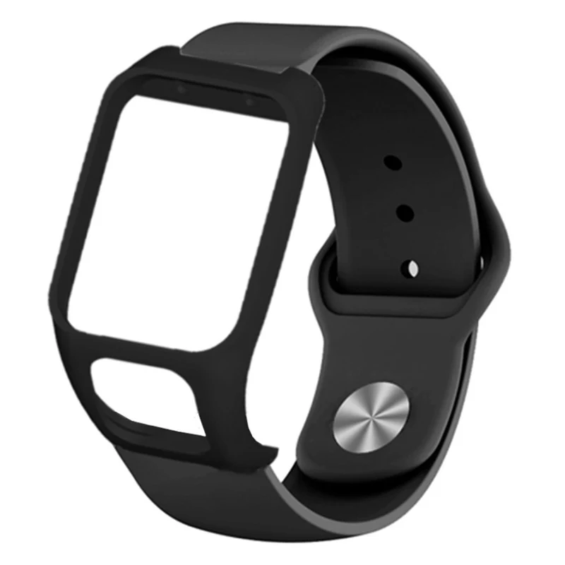 TomTom Runner 3 / Adventurer Sport Bands Silicone Watch Strap with Case - Sapphire