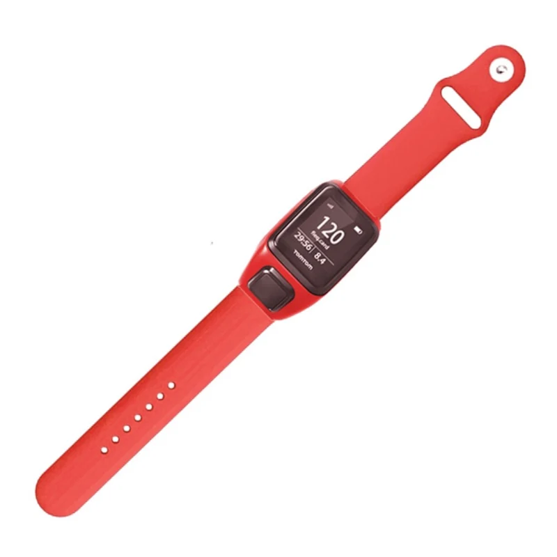 TomTom Runner 3 / Adventurer Sport Bands Silicone Watch Strap with Case - Sapphire