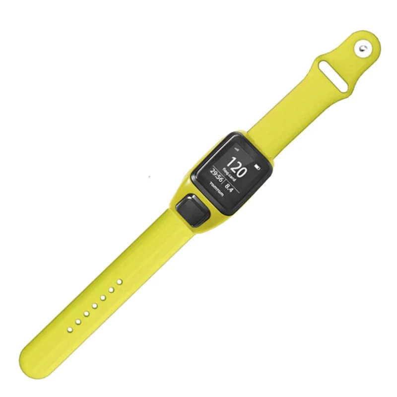 TomTom Runner 3 / Adventurer Sport Bands Silicone Watch Strap with Case - Sapphire