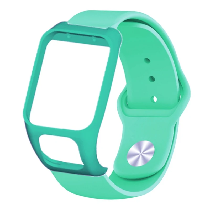 TomTom Runner 3 / Adventurer Sport Bands Silicone Watch Strap with Case - Sapphire