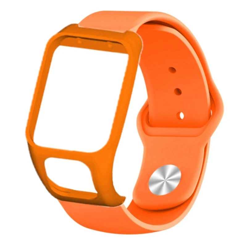TomTom Runner 3 / Adventurer Sport Bands Silicone Watch Strap with Case - Sapphire