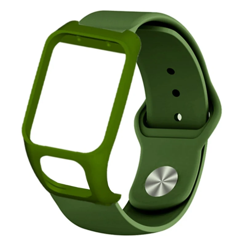 TomTom Runner 3 / Adventurer Sport Bands Silicone Watch Strap with Case - Sapphire