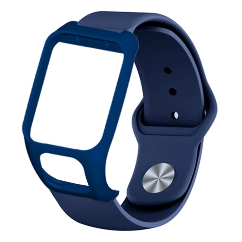 TomTom Runner 3 / Adventurer Sport Bands Silicone Watch Strap with Case - Sapphire