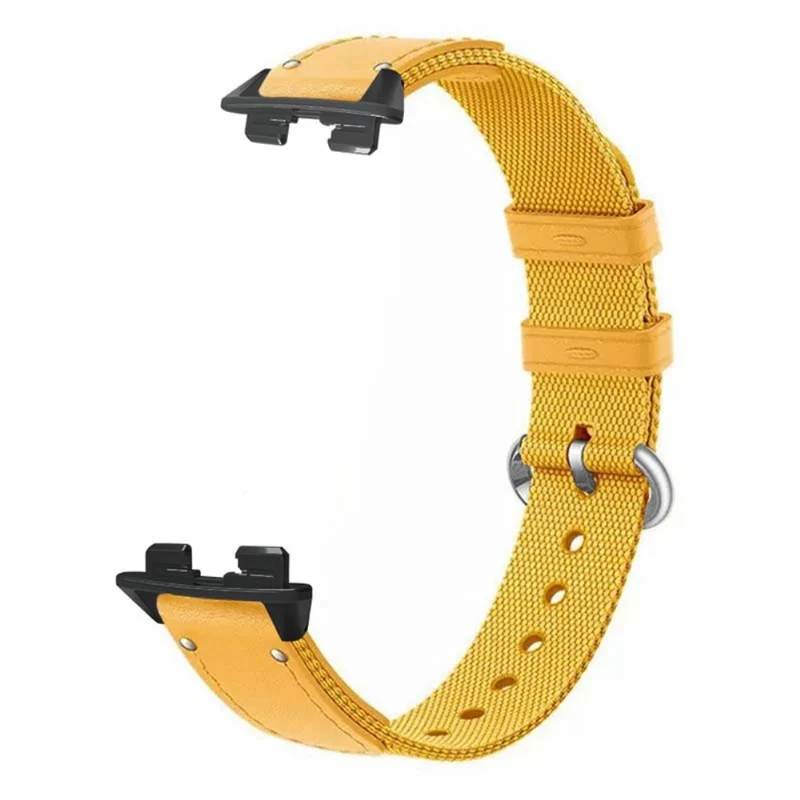 Huawei Band 8 Replacement Watch Band Quick Release Canvas Watch Strap with Alloy Buckle