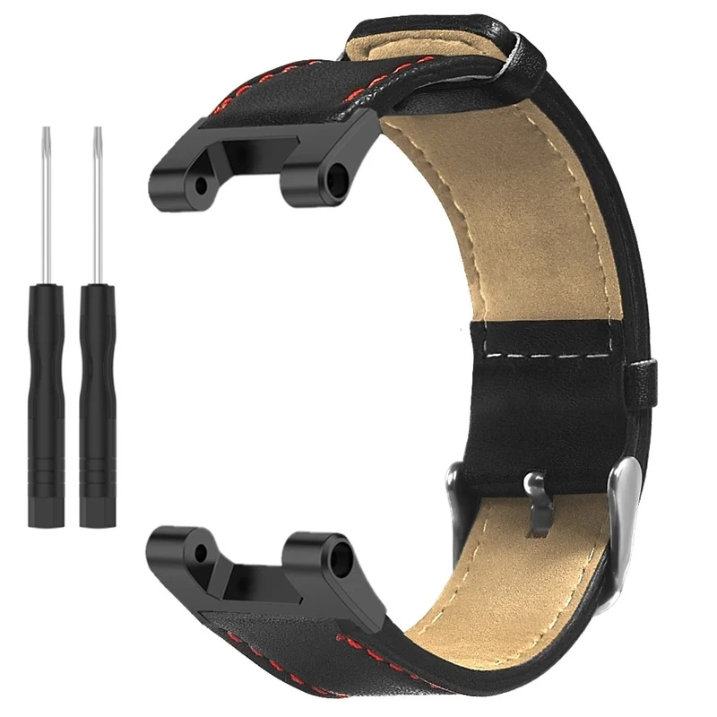 Huami Amazfit T-Rex / T-Rex Pro Replacement Watch Band Stitching Leather Wrist Strap
