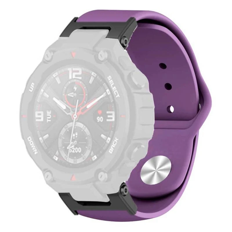 Huami Amazfit T-Rex / T-Rex Pro Silicone Watch Strap Alloy Buckle Replacement Watch Band
