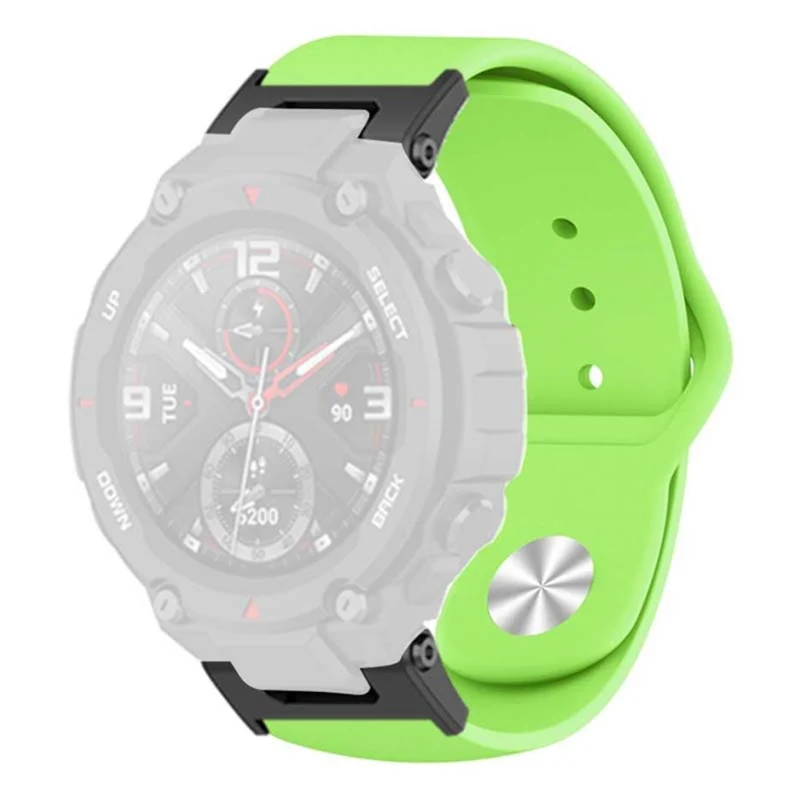 Huami Amazfit T-Rex / T-Rex Pro Silicone Watch Strap Alloy Buckle Replacement Watch Band