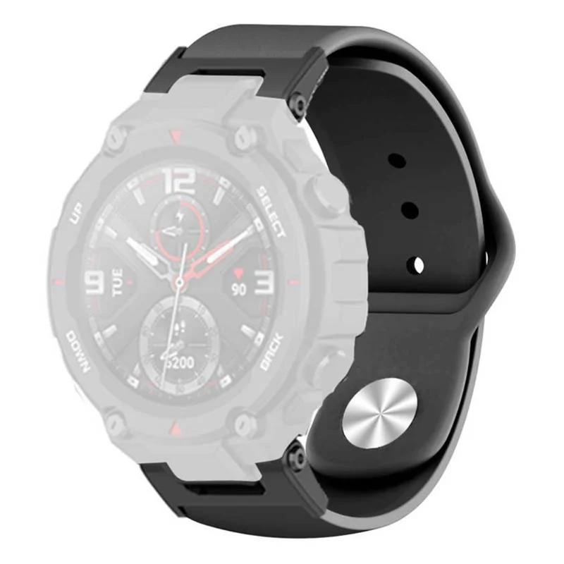 Huami Amazfit T-Rex / T-Rex Pro Silicone Watch Strap Alloy Buckle Replacement Watch Band