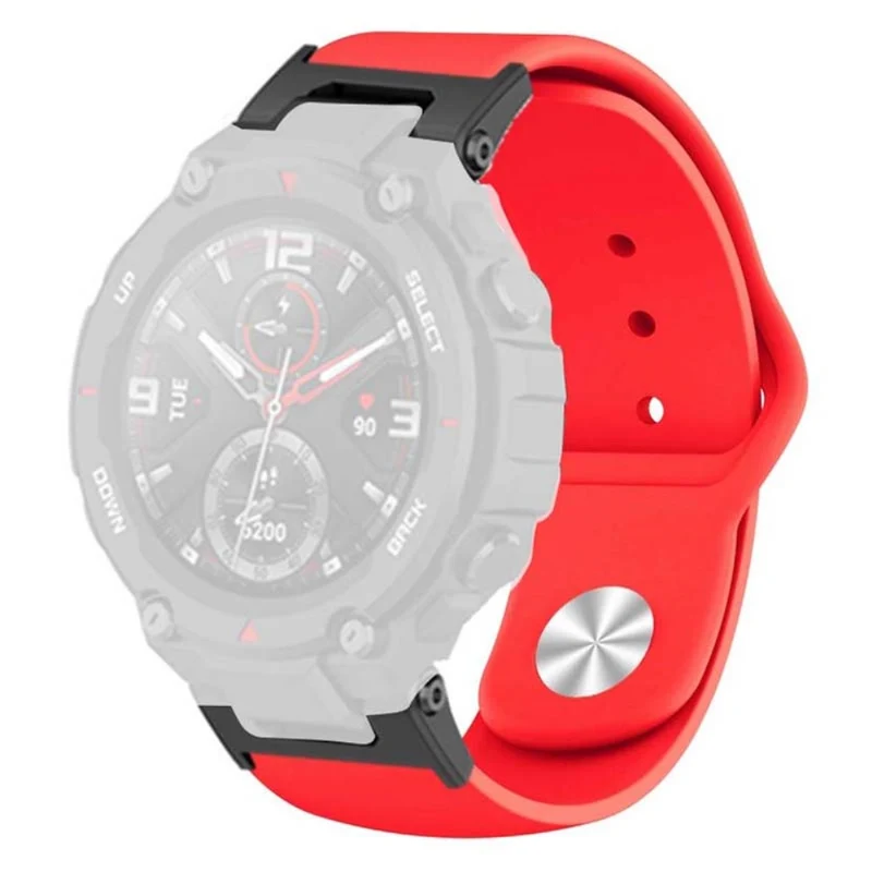 Huami Amazfit T-Rex / T-Rex Pro Silicone Watch Strap Alloy Buckle Replacement Watch Band