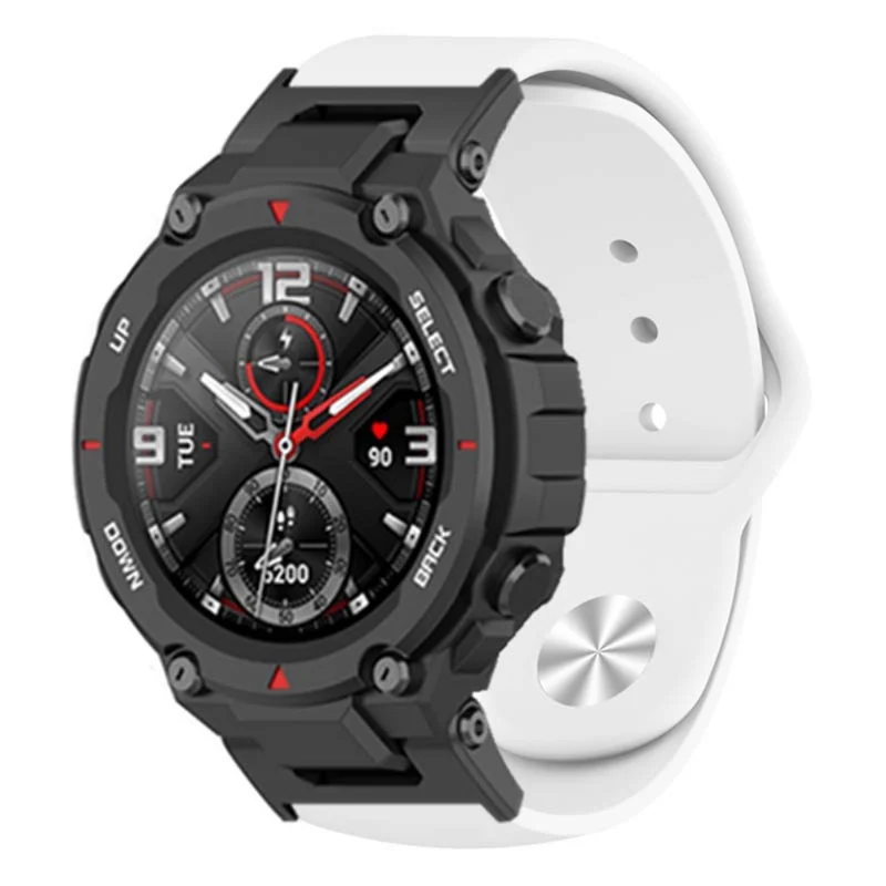 Huami Amazfit T-Rex / T-Rex Pro Silicone Watch Strap Alloy Buckle Replacement Watch Band