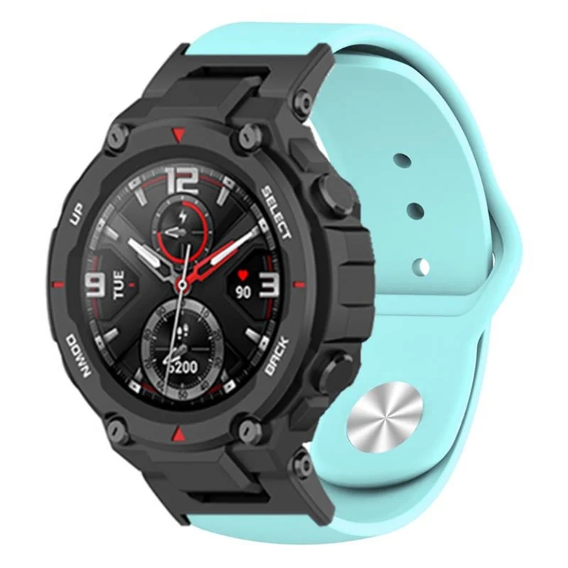 Huami Amazfit T-Rex / T-Rex Pro Silicone Watch Strap Alloy Buckle Replacement Watch Band