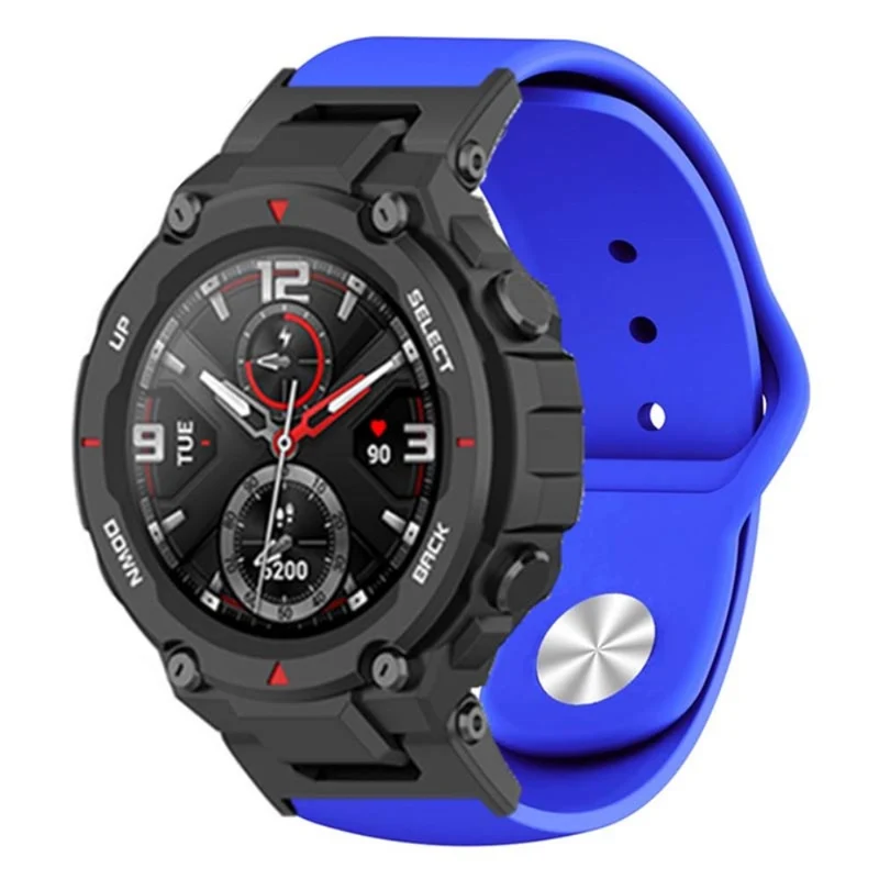 Huami Amazfit T-Rex / T-Rex Pro Silicone Watch Strap Alloy Buckle Replacement Watch Band