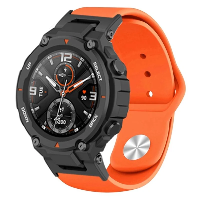 Huami Amazfit T-Rex / T-Rex Pro Silicone Watch Strap Alloy Buckle Replacement Watch Band
