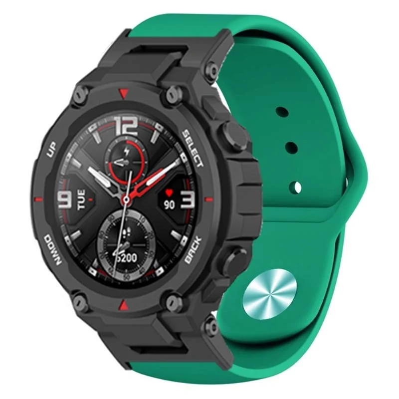 Huami Amazfit T-Rex / T-Rex Pro Silicone Watch Strap Alloy Buckle Replacement Watch Band