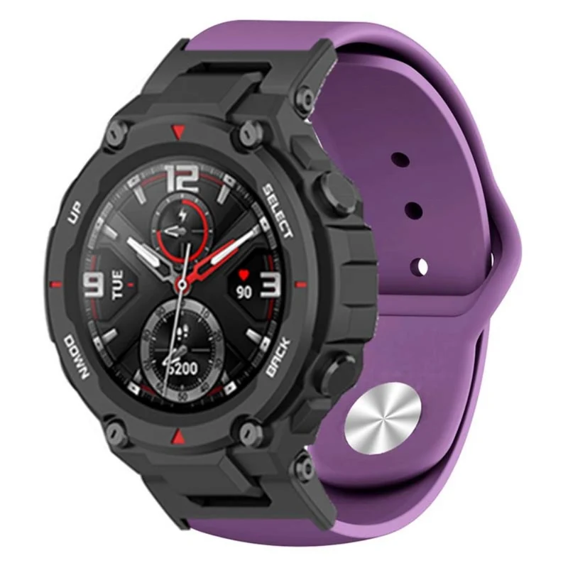 Huami Amazfit T-Rex / T-Rex Pro Silicone Watch Strap Alloy Buckle Replacement Watch Band