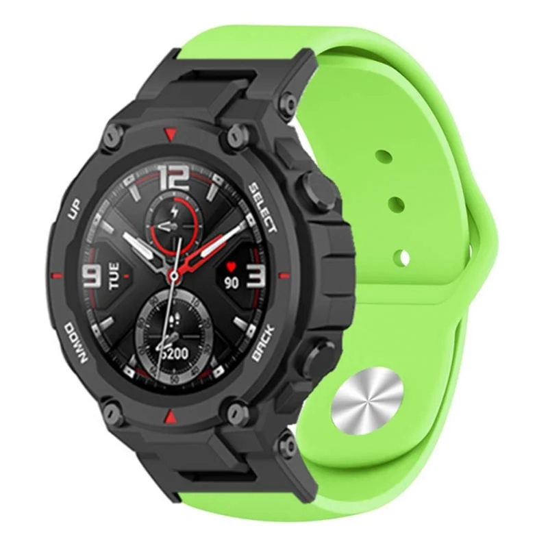 Huami Amazfit T-Rex / T-Rex Pro Silicone Watch Strap Alloy Buckle Replacement Watch Band