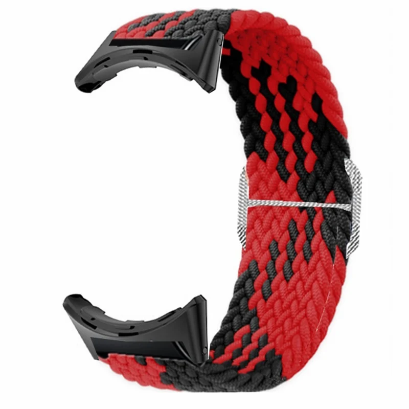Braided Elastic Watch Band Google Pixel Watch / Watch 2 Replacement Adjustable Wrist Strap - Rainbow