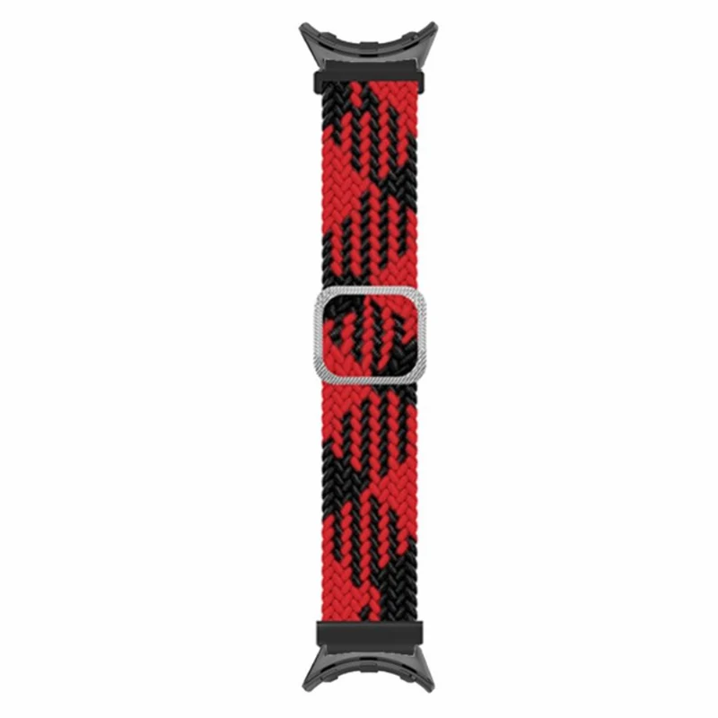 Braided Elastic Watch Band Google Pixel Watch / Watch 2 Replacement Adjustable Wrist Strap - Rainbow