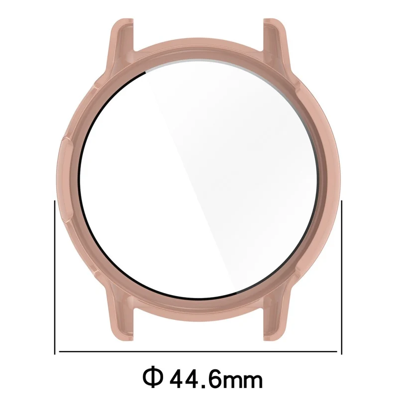 Garmin Vivoactive / Garmin Active 5 Hard Bump Resistant Bumper Case with Tempered Glass Screen Protector Watch Case Cover