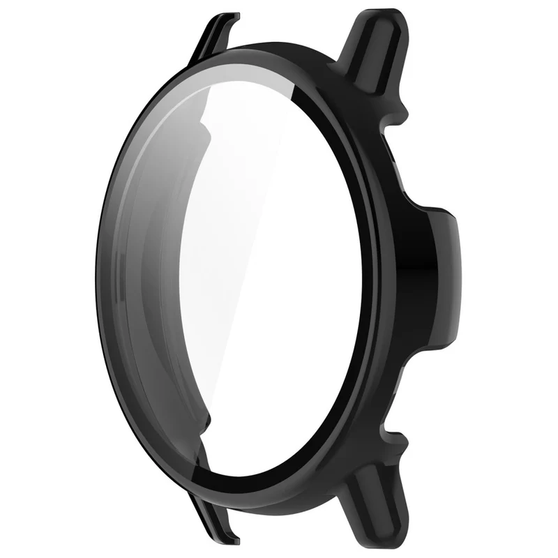 Garmin Vivoactive / Garmin Active 5 Hard Bump Resistant Bumper Case with Tempered Glass Screen Protector Watch Case Cover