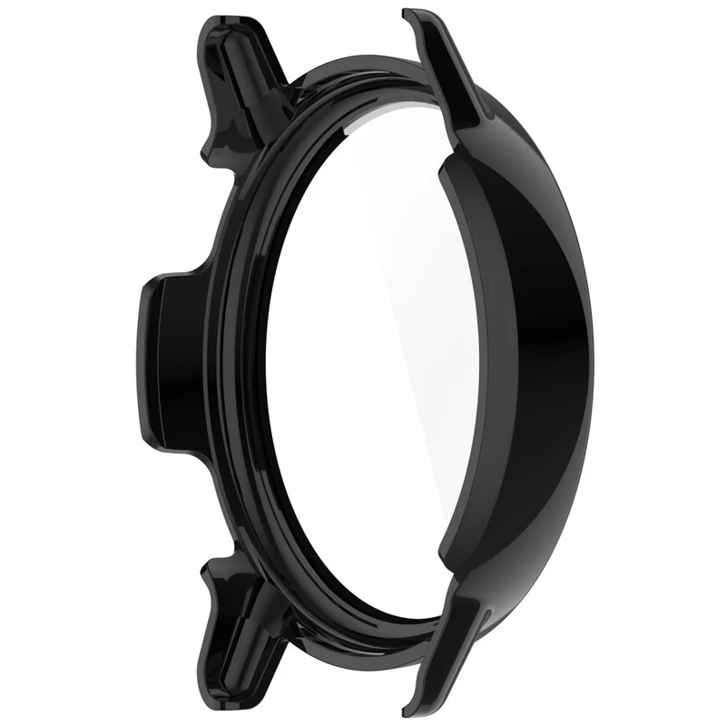Garmin Vivoactive / Garmin Active 5 Hard Bump Resistant Bumper Case with Tempered Glass Screen Protector Watch Case Cover