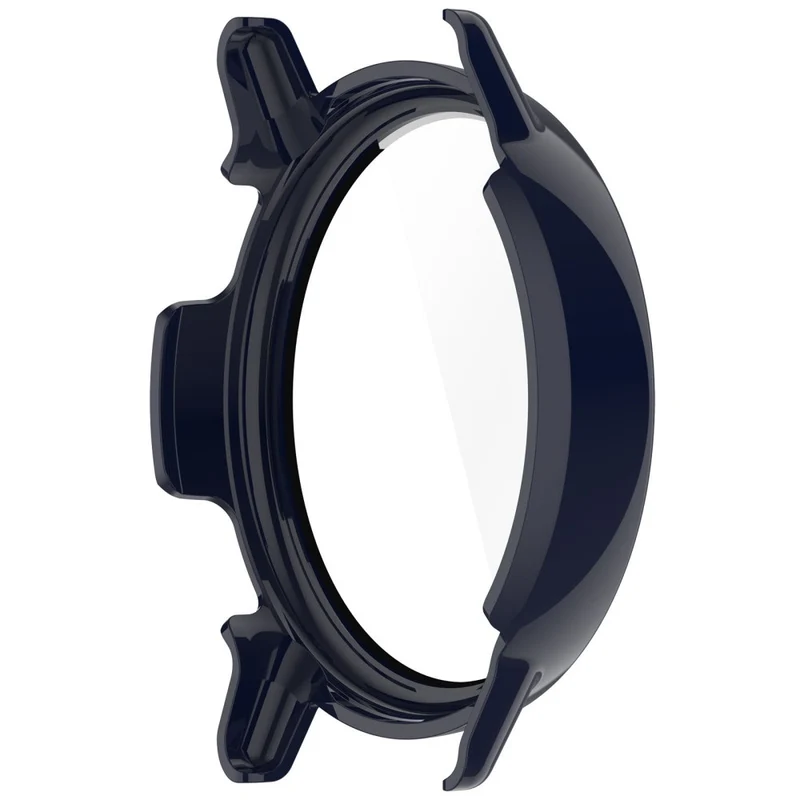Garmin Vivoactive / Garmin Active 5 Hard Bump Resistant Bumper Case with Tempered Glass Screen Protector Watch Case Cover