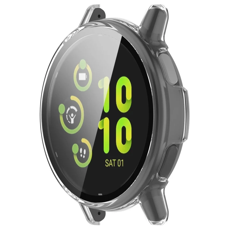Garmin Vivoactive / Garmin Active 5 Hard Bump Resistant Bumper Case with Tempered Glass Screen Protector Watch Case Cover