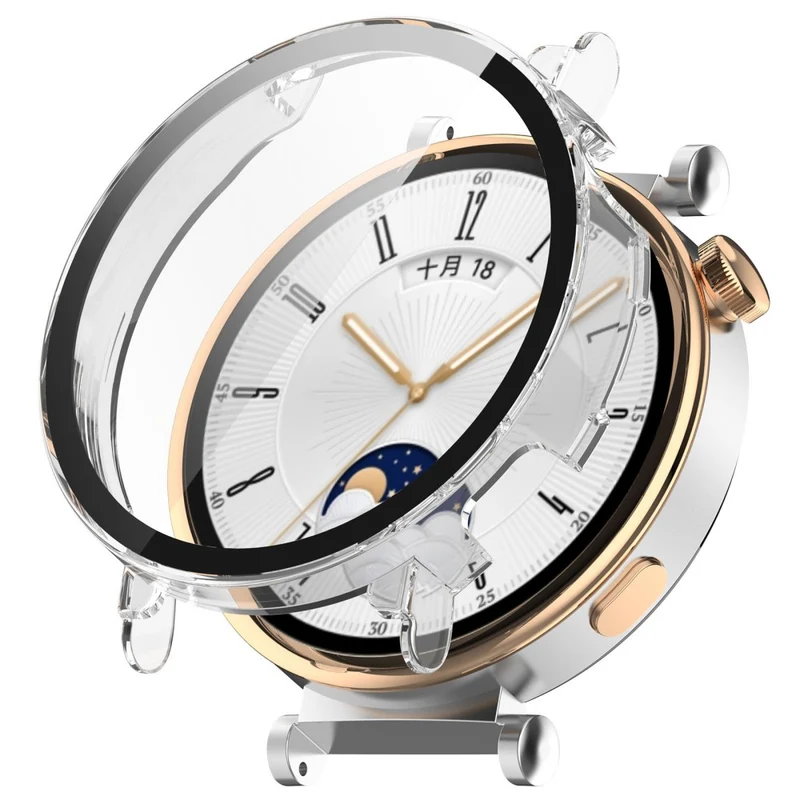 Huawei Watch GT 4 41mm Hard Bump Resistant Case with Tempered Glass Film Full Coverage Watch Cover