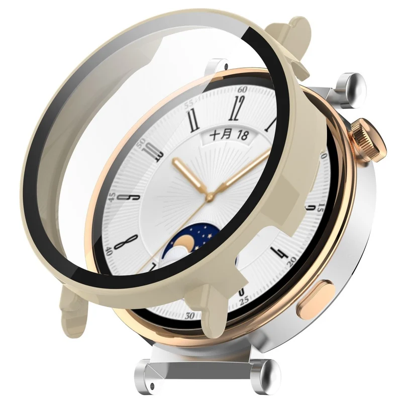 Huawei Watch GT 4 41mm Hard Bump Resistant Case with Tempered Glass Film Full Coverage Watch Cover