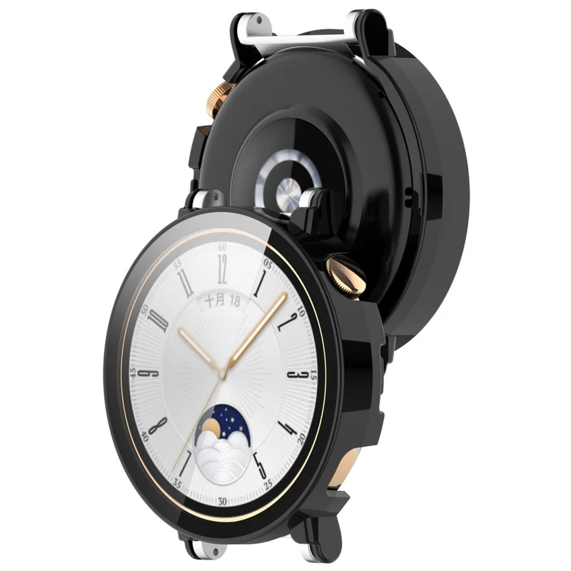 Huawei Watch GT 4 41mm Hard Bump Resistant Case with Tempered Glass Film Full Coverage Watch Cover