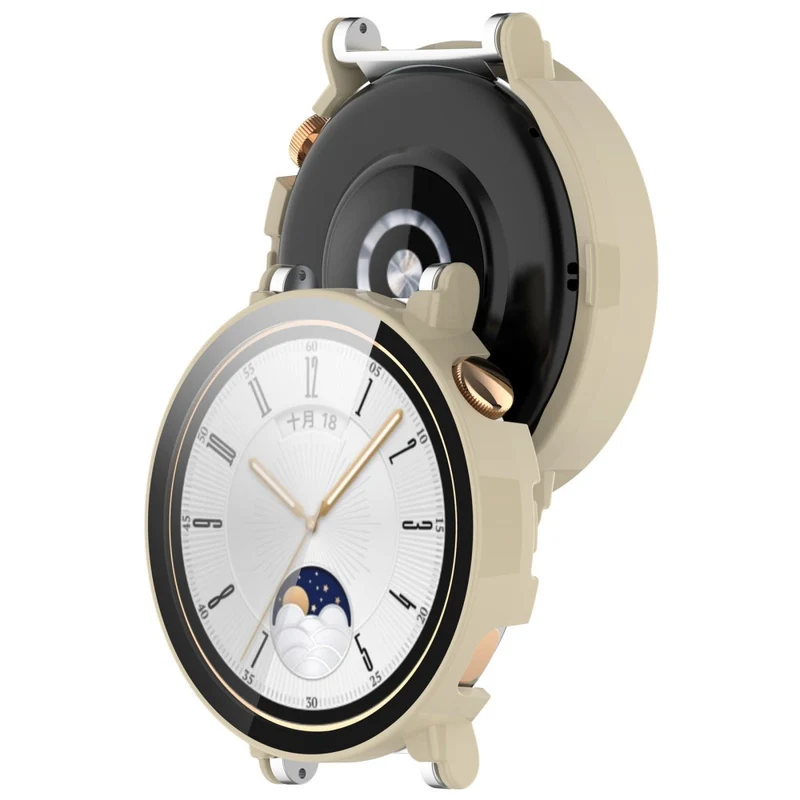 Huawei Watch GT 4 41mm Hard Bump Resistant Case with Tempered Glass Film Full Coverage Watch Cover