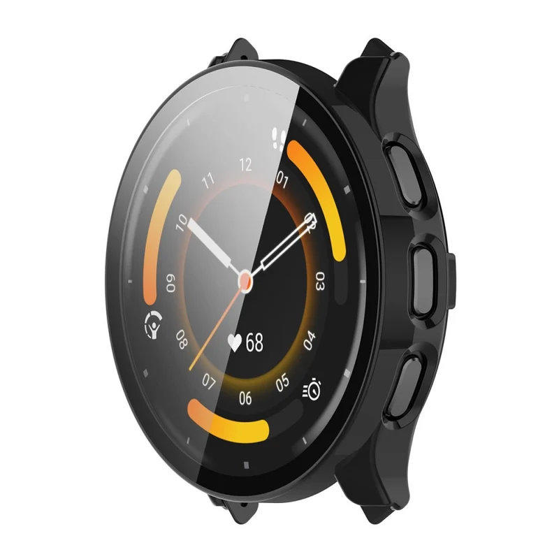 ENKAY Hat Prince Garmin Venu 3S Bump Resistant Watch Case Full Protective Cover with HD Tempered Glass Film