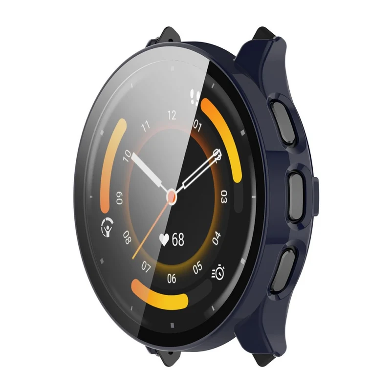 ENKAY Hat Prince Garmin Venu 3S Bump Resistant Watch Case Full Protective Cover with HD Tempered Glass Film