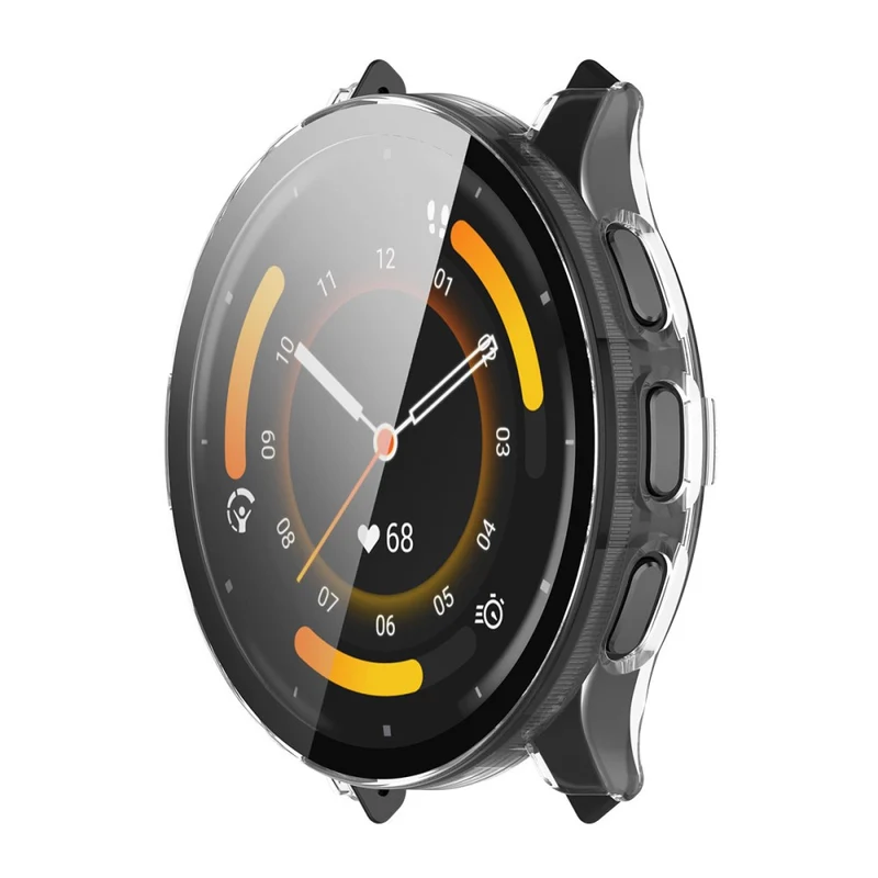 ENKAY Hat Prince Garmin Venu 3S Bump Resistant Watch Case Full Protective Cover with HD Tempered Glass Film