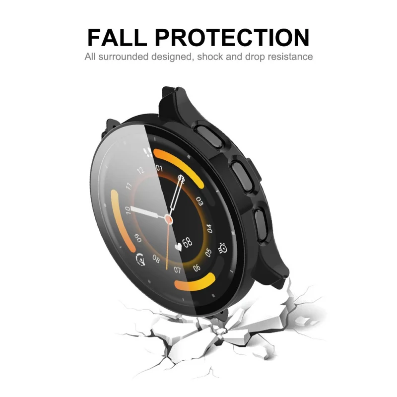 ENKAY Hat Prince Garmin Venu 3 Watch Case All-Around Bump Resistant Cover with HD Tempered Glass Film
