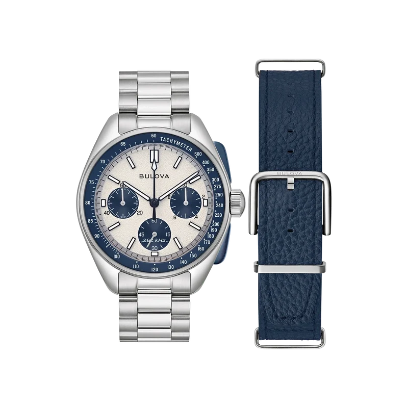 Bulova Lunar Pilot 98K112 Herrenuhr • 262 kHz Quarzwerk