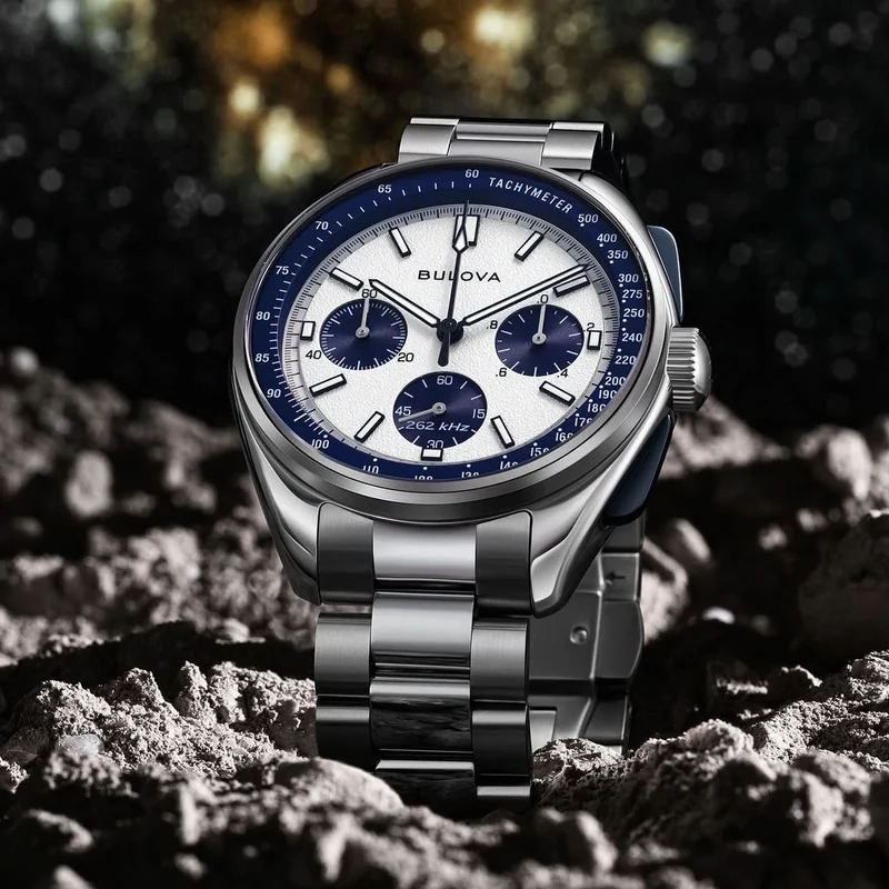 Bulova Lunar Pilot 98K112 Herrenuhr • 262 kHz Quarzwerk