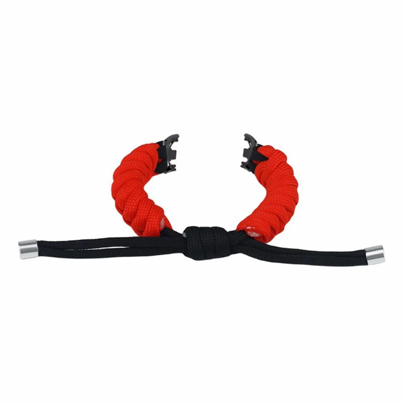 Xiaomi Smart Band 8 / Smart Band 8 NFC Watch Band Contrast Color Braided Rope Bracelet - Sapphire+Orange