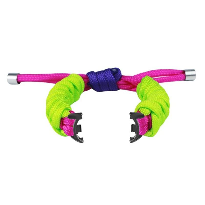 Xiaomi Smart Band 8 / Smart Band 8 NFC Watch Band Contrast Color Braided Rope Bracelet - Sapphire+Orange