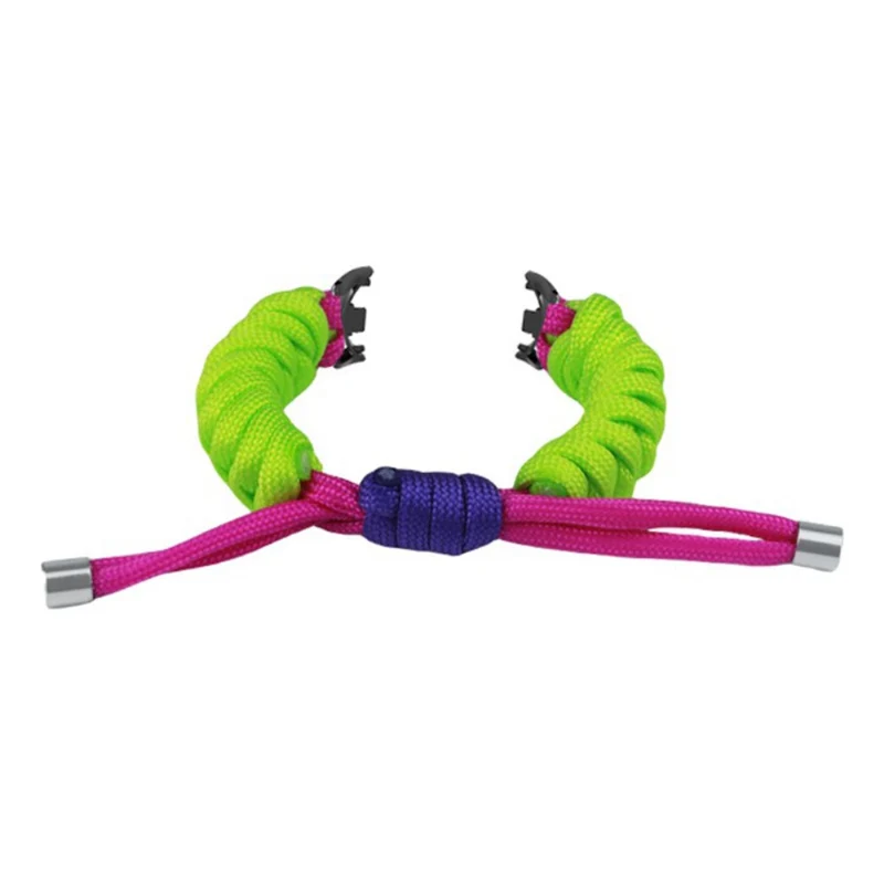 Xiaomi Smart Band 8 / Smart Band 8 NFC Watch Band Contrast Color Braided Rope Bracelet - Sapphire+Orange