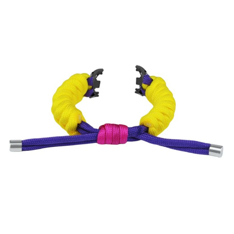 Xiaomi Smart Band 8 / Smart Band 8 NFC Watch Band Contrast Color Braided Rope Bracelet - Sapphire+Orange