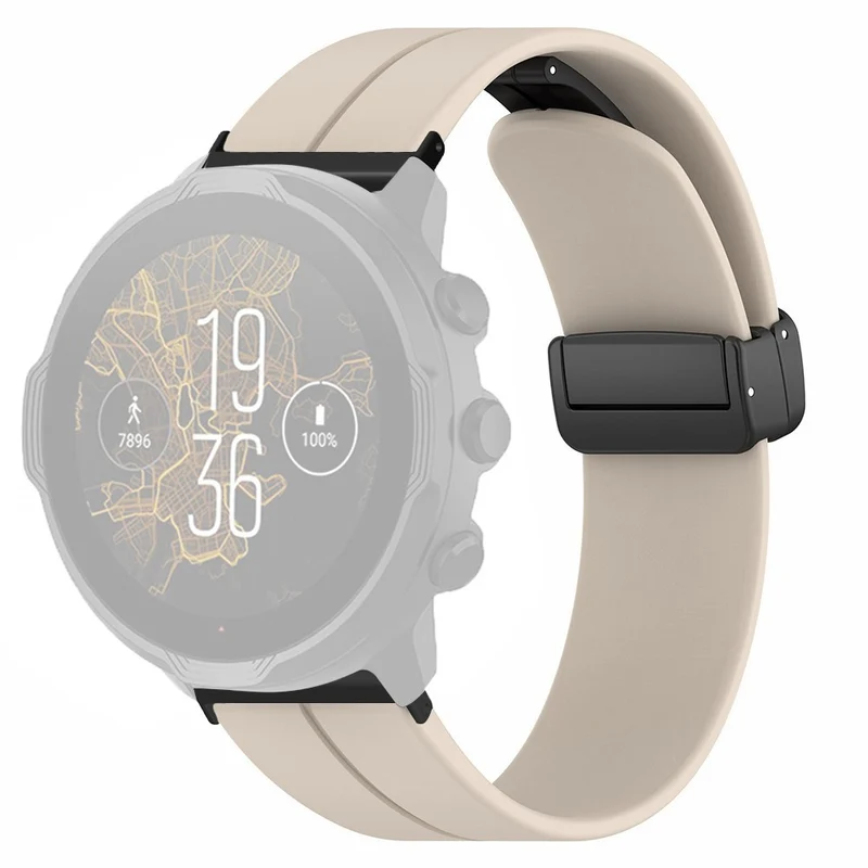 Suunto Spartan Sport Wrist HR Baro / Suunto 7 Silicone Wrist Strap 24mm Watch Band (Thick Spring Bar)