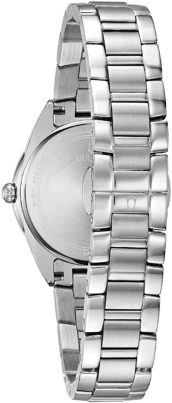 Bulova Classic Sutton 96P198 Damenuhr • 8 Diamanten • Saphirglas