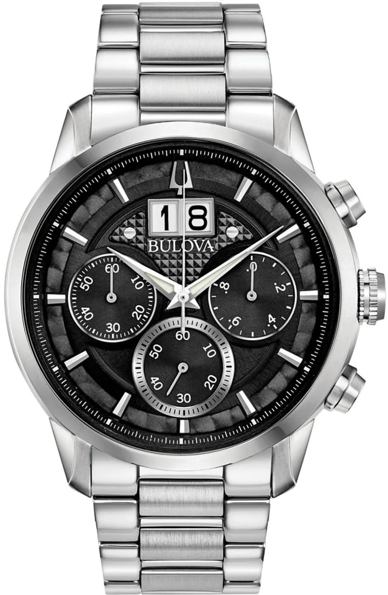 Bulova Sutton 96B319 Herrenuhr • High-Performance Quarz • Großdatum