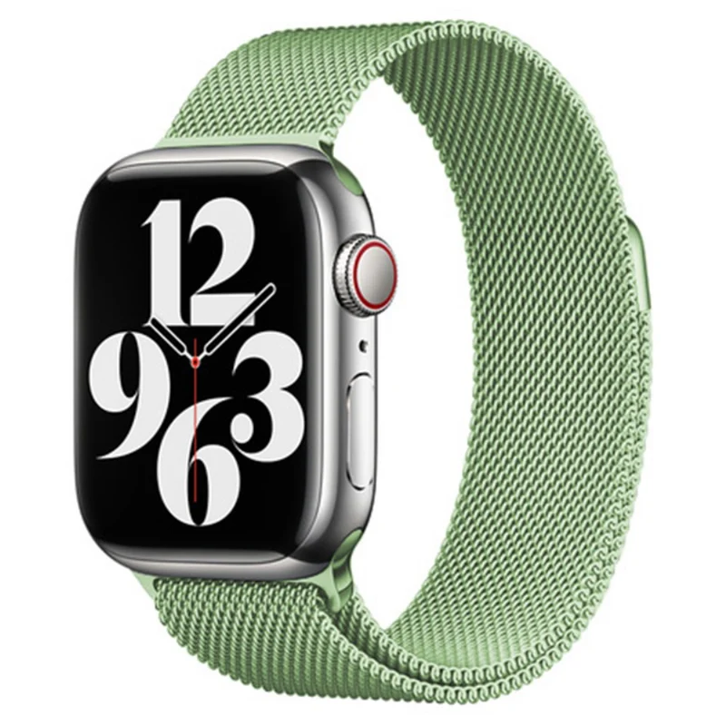 KALEBOL KLB-ML-001 Apple Watch Series 41mm / 40mm / 38mm Milanese Metal Watch Band